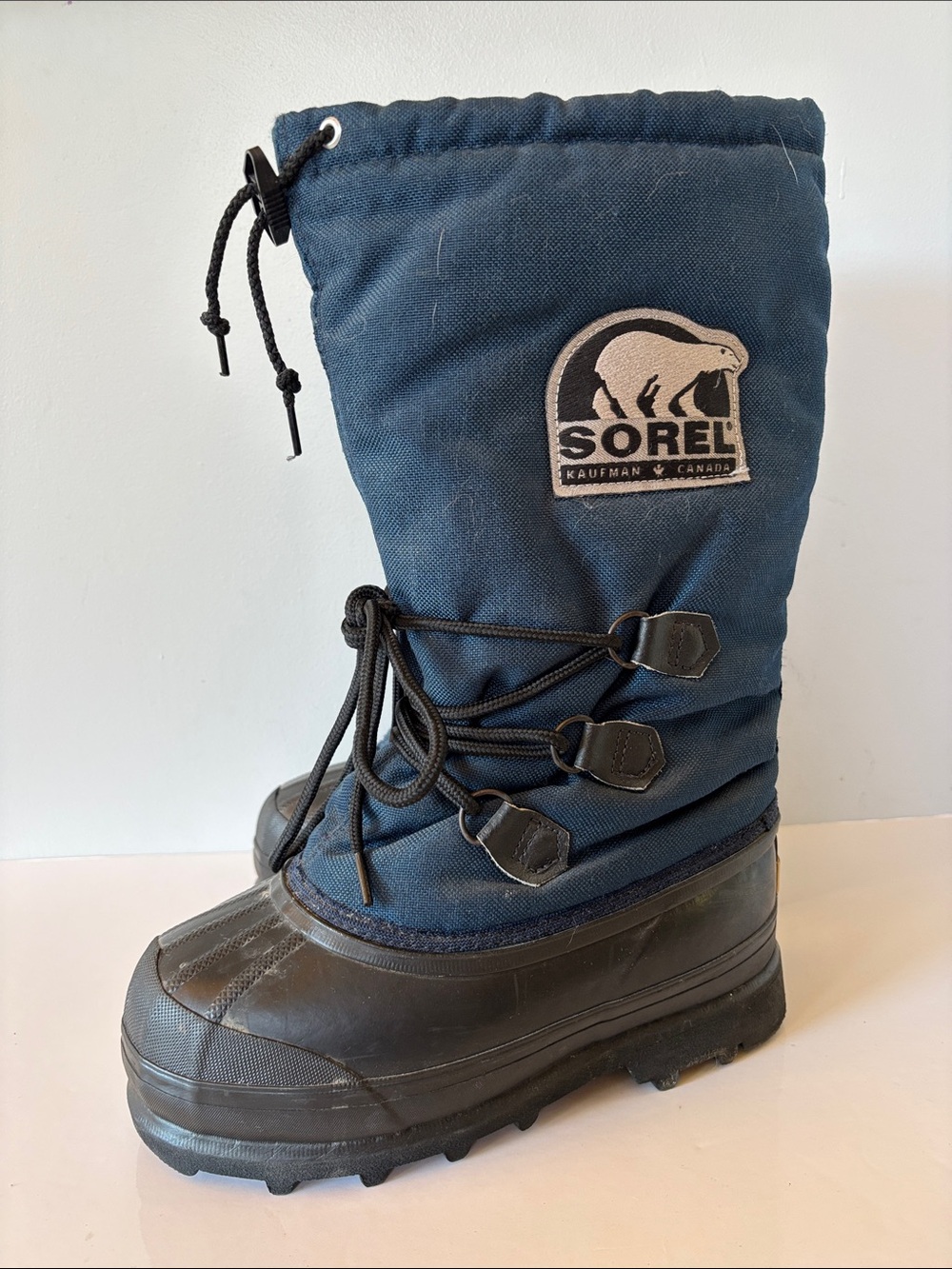 SOREL Vintage Waterproof Winter Snow Boots Lug Sole Size 6 - Picture 6 of 8